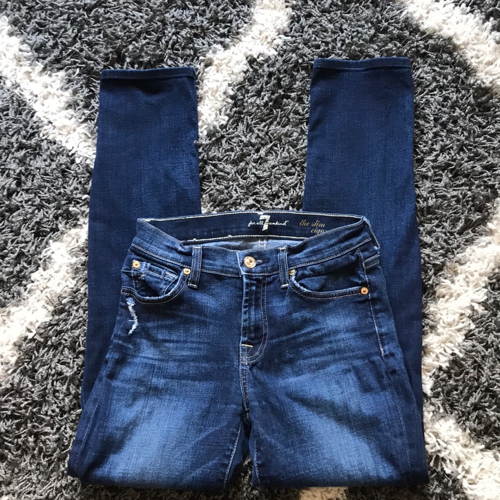 7 For All Mankind the slim cigarette jeans